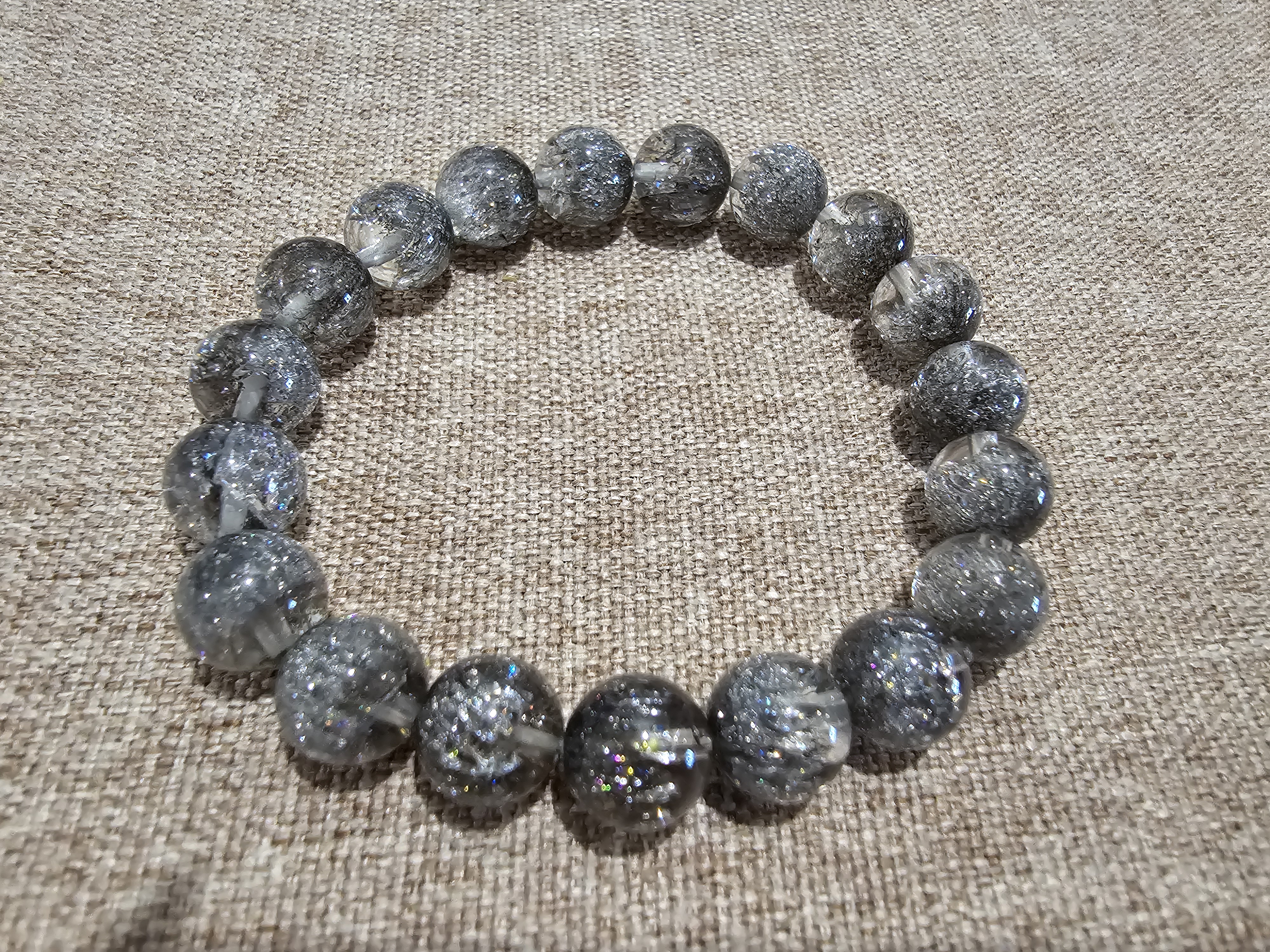 หินซิลเวอร์ แทนเจอรีน ควอตซ์