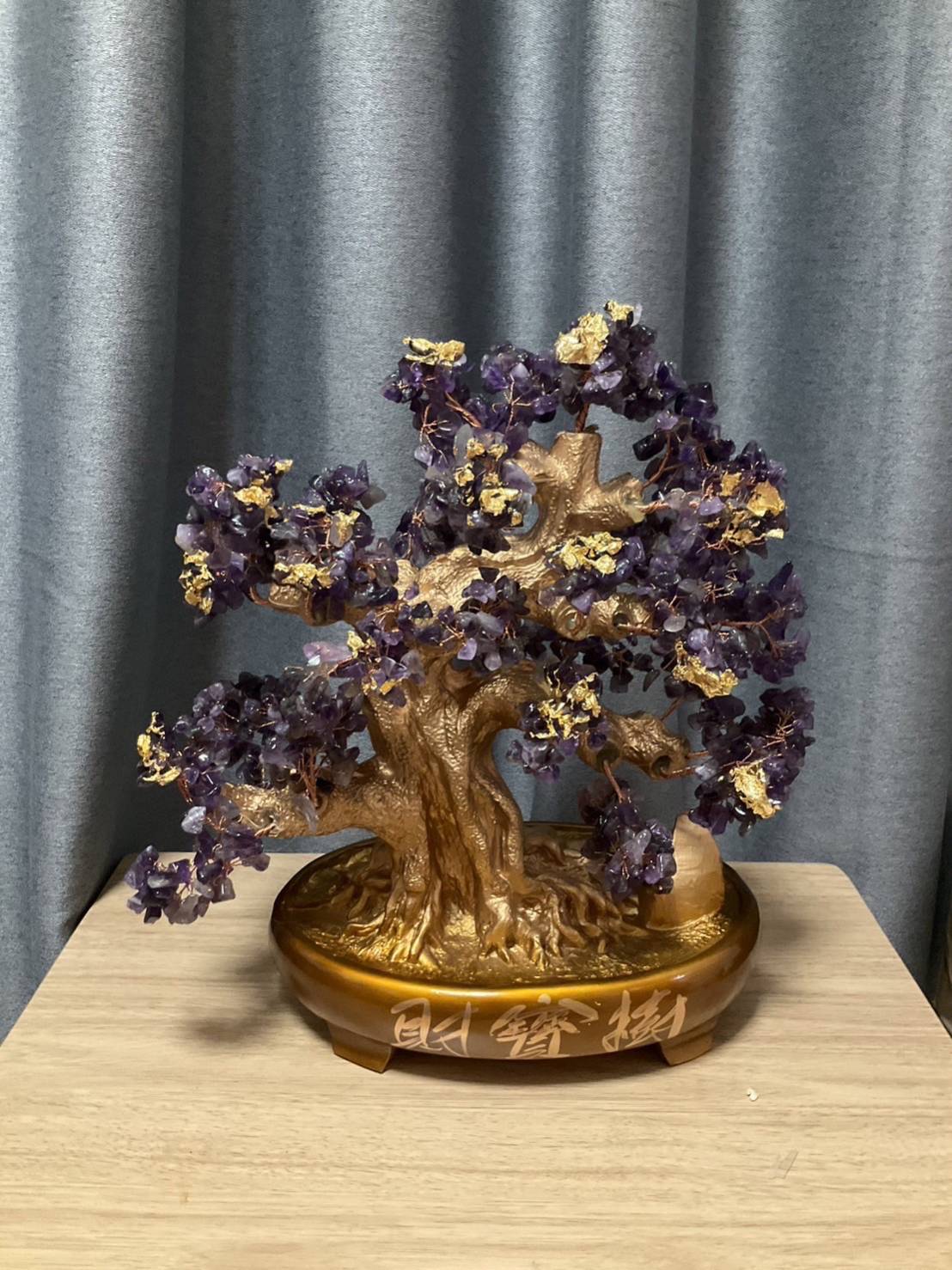 ต้นไม้ฮวงจุ้ยจากหินอะเมทิสต์