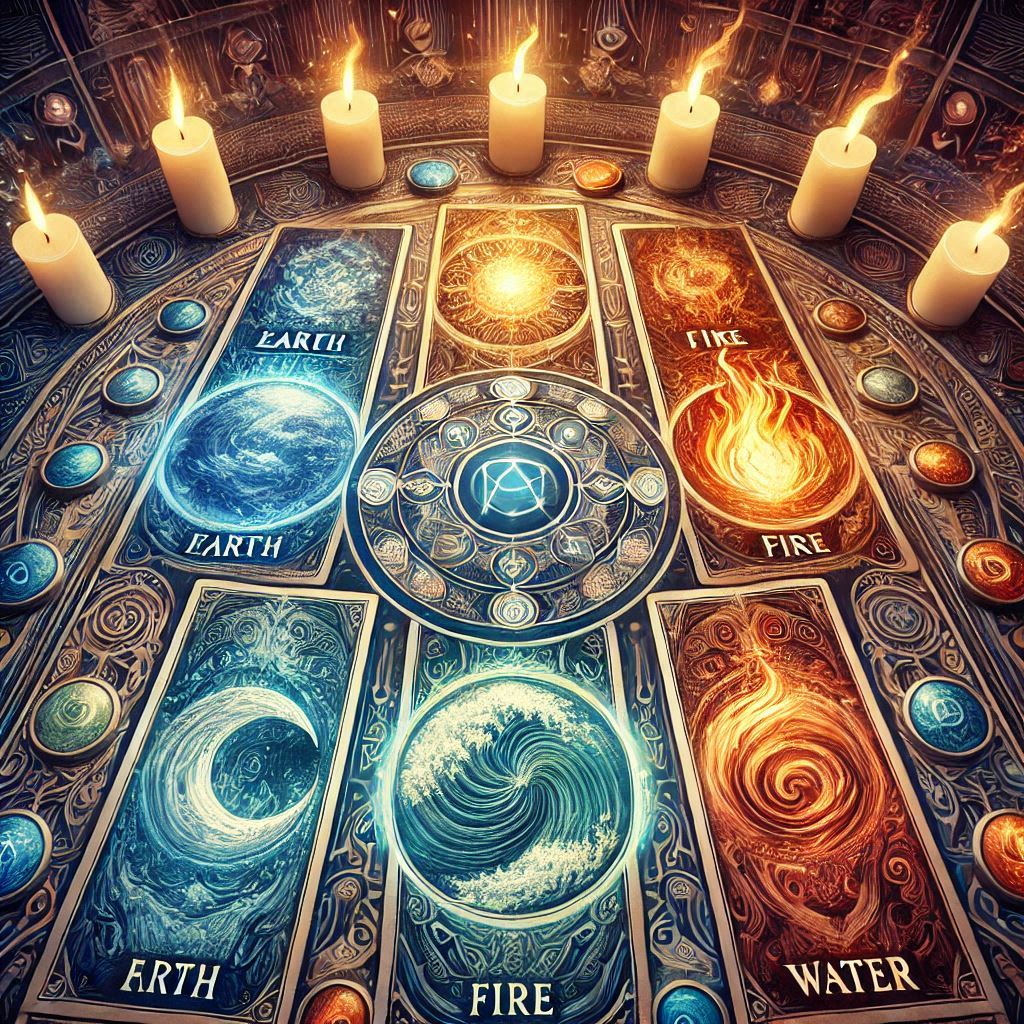 ไพ่ทาโรต์กับธาตุทั้ง 4 ดิน น้ำ ลม ไฟ